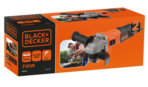 Black and Decker - Smerigliatrice angolare 710W115MM - BEG010