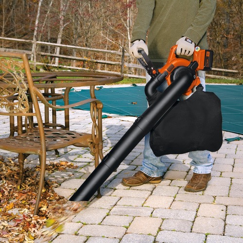 BLACK+DECKER GWC3600L20-QW Aspiratore/Soffiatore/Trituratore a Batteria Litio 36 V-2.0 Ah BLACK+DECKER GWC3600L20-QW Aspiratore/Soffiatore/Trituratore a Batteria Litio 36 V-2.0 Ah