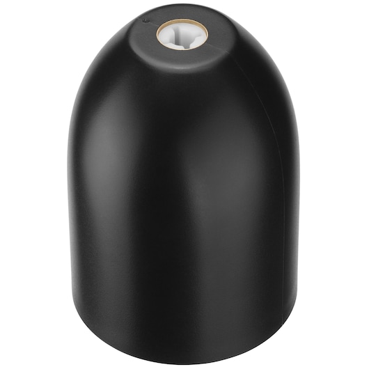 BLACKDECKER BCKM1012KR black replacement mixer attachment photographed on white background.