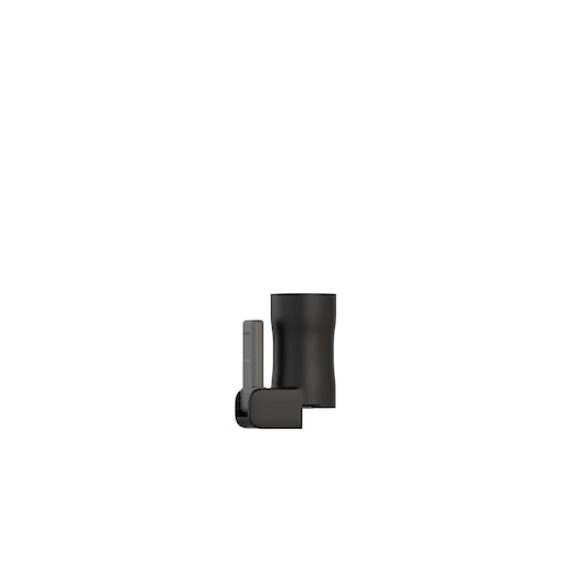BLACKDECKER compact black camera accessory BCKM1016KSR side view on white background.