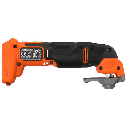 Utensile Oscillante Multifunzione 18V con 18 accessori - unità senza batteria e caricabatterie