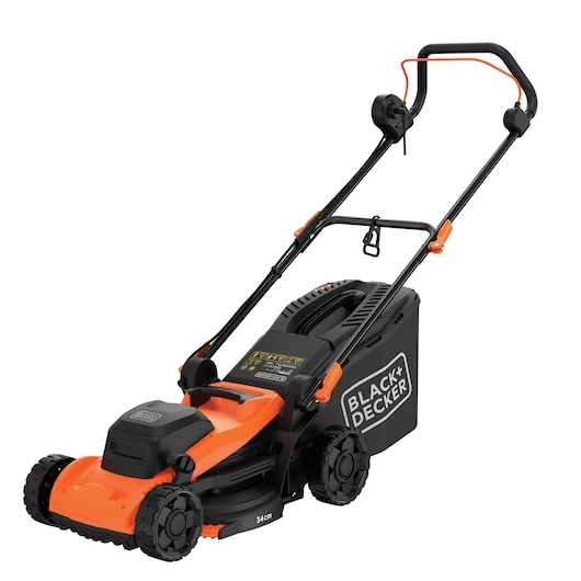 BLACK+DECKER BEMWP340 34cm 1400W Corded Mower front view