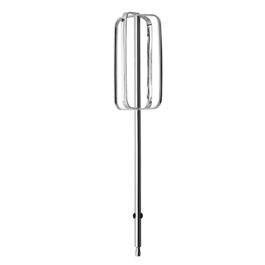 BLACKDECKER BXMX500E metal beater attachment, silver, photographed upright on white background.