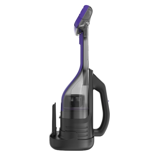 Cordless handheld vacuum cleaner with motorised pet brush attachment