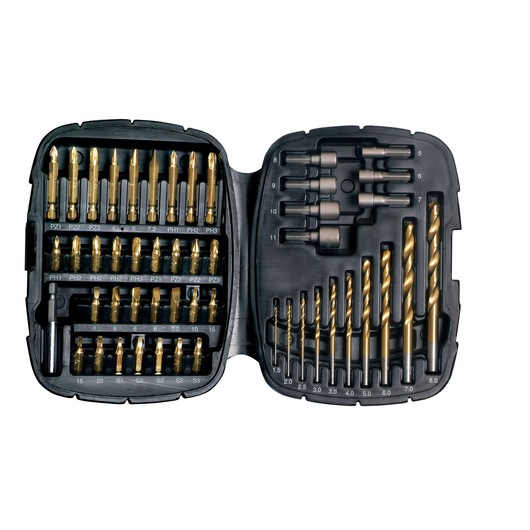 Titanium set 50 pezzi per forare ed avvitare