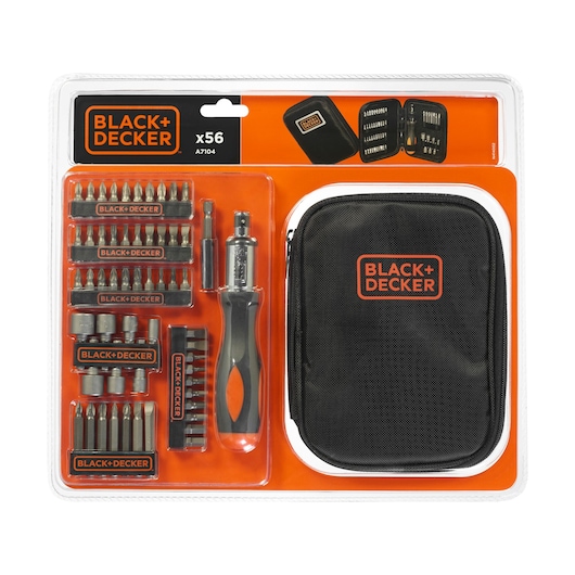 Set di cacciaviti a cricchetto, punte per avvitamento e giradadi (56 pz.)