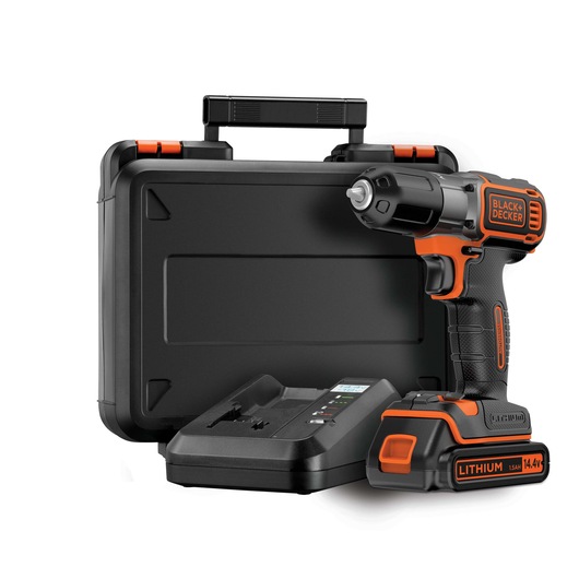Trapano/Avvitatore Autosense™ 14.4V Litio in valigetta con caricabatterie rapido