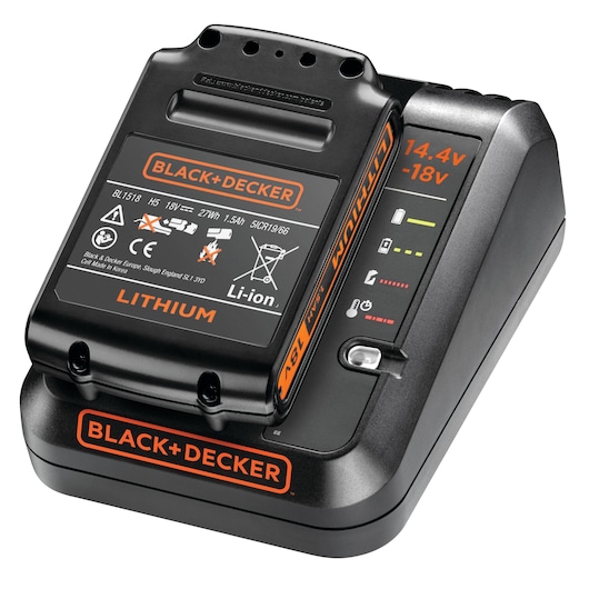 Batteria al Litio 18V - 1.5Ah con caricabatterie rapido 1A