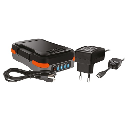 BATTERIA AL LITIO 12V-1.5AH con porte USB (caricabatterie e cavo USB in dotazione)