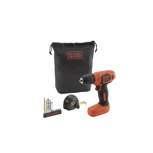Trapano/Avvitatore 7.2V Litio in scatola regalo con 11 accessori