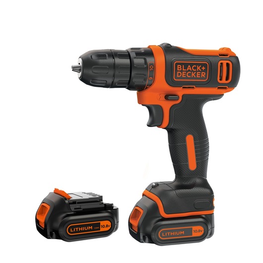 Trapano/Avvitatore 10.8V Litio in valigetta con doppia batteria