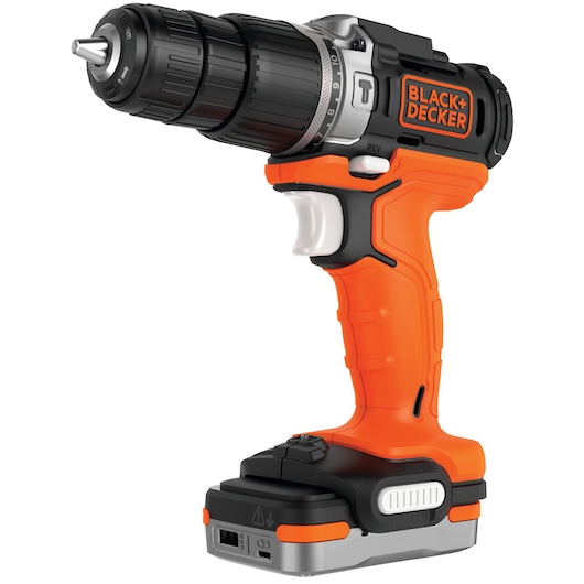 Trapano avvitatore 12V a percussione a 2 velocità meccaniche