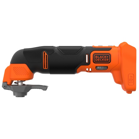 Utensile Oscillante Multifunzione 18V con 18 accessori - unità senza batteria e caricabatterie