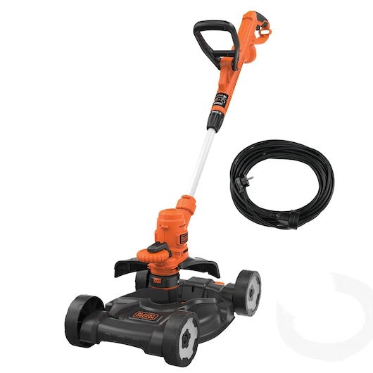3-IN-1 tagliabordi / bordatura / rasaerba 550W con cavo 10m