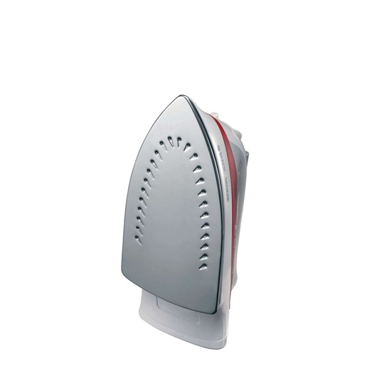 BLACKDECKER XT2040 steam iron showing soleplate, upright on white background.