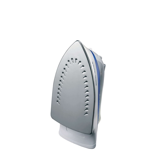 BLACKDECKER XT2200 steam iron with silver soleplate, visible from front angle on white background.